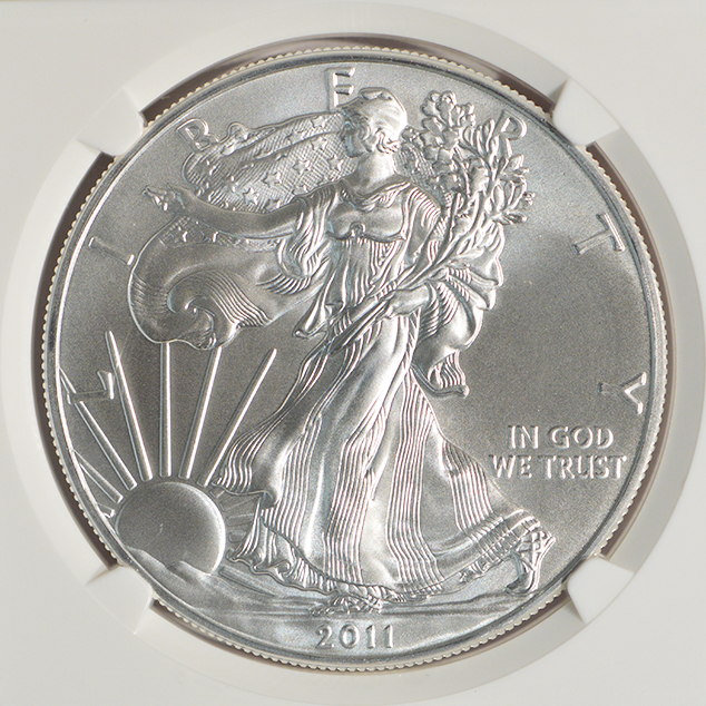 2011-W BURNISHED SILVER EAGLE ~ PCGS MS69 ~ FREE SHIPPING